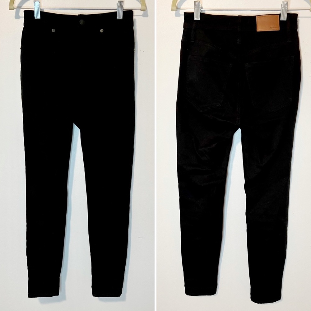 Madewell Curvy High-Rise True Black Skinny Jeans